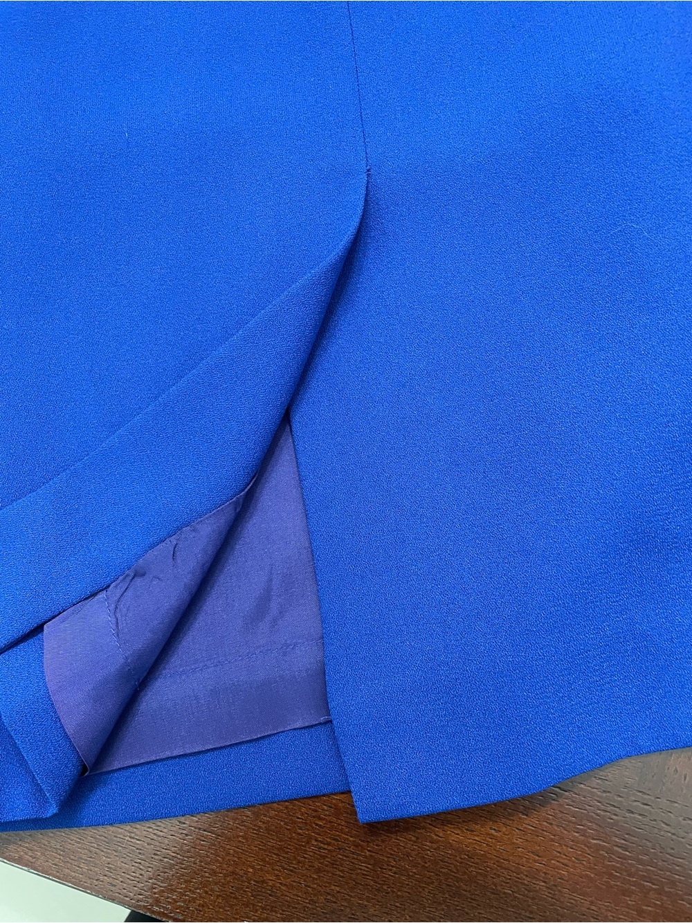 Kasper for A.S.L women’s two piece skirt suit size 8 Petite. Royal blue - Picture 9 of 11